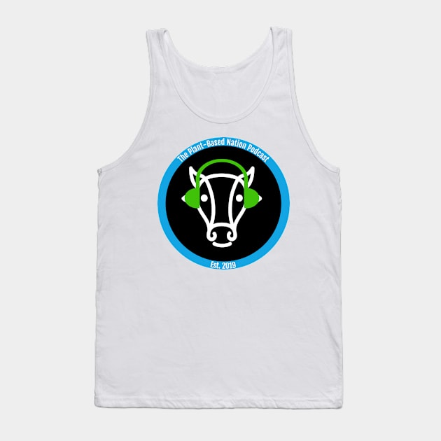 Plant-Based Nation Podcast standard logo Tank Top by plantbasednation